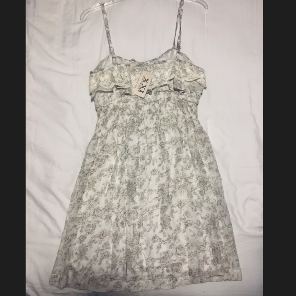 White Floral Dress